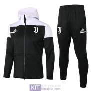 Juventus Giacca Cappuccio Black + Pantaloni 2020/2021