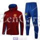 Barcelona Giacca Cappuccio Red + Pantaloni Blue 2021/2022