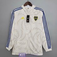 Boca Juniors Chaqueta Rompevientos White III 2021/2022