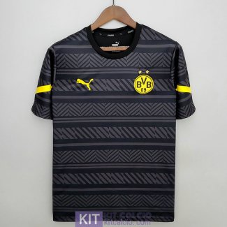 Maglia Borussia Dortmund Pre Match Training Black I 2022/2023