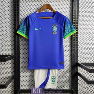 Maglia Brasile Bambino Gara Away 2022/2023