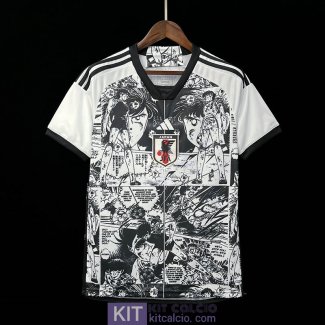 Maglia Giappone Captain Tsubasa White 2023/2024