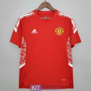 Maglia Manchester United Training Red III 2021/2022