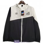Santos FC Giacca A Vento White Black 2020/2021
