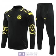 Borussia Dortmund Formazione Felpa Yellow Black + Pantaloni 2020