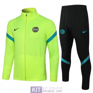 Inter Milan Giacca Green II+ Pantaloni Black 2021/2022