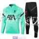 Liverpool Formazione Felpa Green + Pantaloni 2020/2021