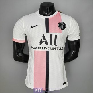 Maglia Authentic PSG Pink White 2021/2022