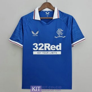 Maglia Glasgow Rangers Commemorative Edition Blue 2022/2023