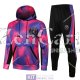 PSG x Jordan Felpa Cappuccio Pink + Pantaloni Black 2021/2022