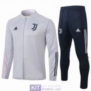 Juventus Giacca Light Grey + Pantaloni 2020/2021