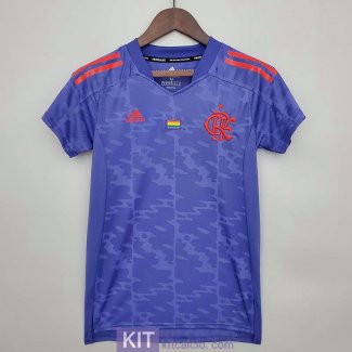 Maglia Donna Flamengo Pride Blue 2021/2022