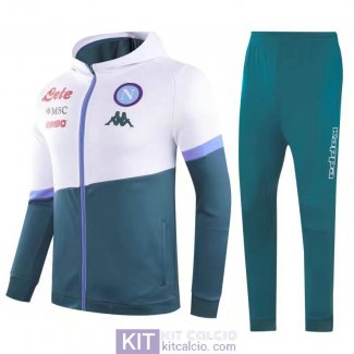 Napoli Giacca Cappuccio White Green+ Pantaloni 2020/2021