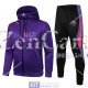 PSG x Jordan Giacca Cappuccio Purple+ Pantaloni Black 2021/2022