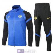 Inter Milan Giacca Blue + Pantaloni Black 2020/2021