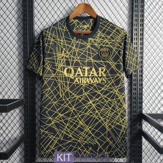 Maglia PSG Training Suit Black Gold Line 2022/2023