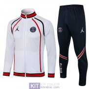 PSG x Jordan Giacca White III + Pantaloni Navy 2021/2022