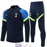 Tottenham Hotspur Formazione Felpa Navy + Pantaloni Navy 2021/20