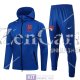 Barcelona Giacca Cappuccio Blue + Pantaloni Blue 2021/2022
