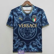 Maglia Italia x Versace Blue 2022/2023