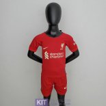 Maglia Liverpool Bambino Gara Home 2022/2023