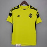 Maglia Sport Club Internacional Training Yellow Black 2021/2022