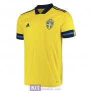 Maglia Svezia Gara Home EURO 2020