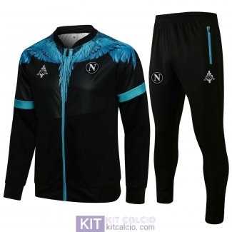 Napoli Kappa x Marcelo Burlon Giacca Black + Pantaloni Black 202