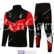 AC Milan Giacca Black Red + Pantaloni Black Red 2021/2022