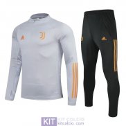 Juventus Formazione Felpa Grey + Pantaloni 2020/2021