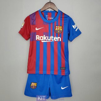 Maglia Barcelona Bambino Gara Home 2021/2022