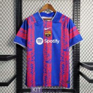 Maglia Barcelona Training Suit Blue I 2023/2024