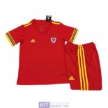 Maglia Galles Bambino Gara Home EURO 2020