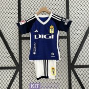 Maglia Real Oviedo Bambino Gara Home 2023/2024