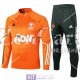 Manchester United Formazione Felpa Orange + Pantaloni 2020/2021