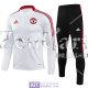Manchester United Formazione Felpa White III + Pantaloni Black 2