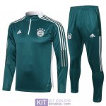 Bayern Munich Formazione Felpa Green II + Pantaloni Green II 202