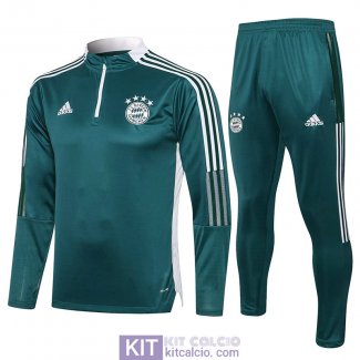 Bayern Munich Formazione Felpa Green II + Pantaloni Green II 202