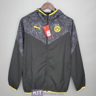 Borussia Dortmund Giacca A Vento Black Grey 2021/2022