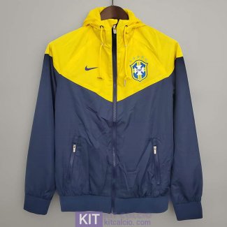 Brasile Chaqueta Rompevientos Yellow Blue II 2021/2022