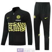 Chelsea Giacca Black Yellow + Pantaloni Black 2021/2022