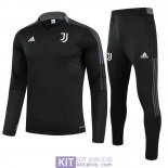 Juventus Formazione Felpa Black + Pantaloni Black 2021/2022