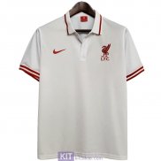 Maglia Liverpool Polo White 2020/2021