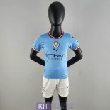 Maglia Manchester City Bambino Gara Home 2022/2023