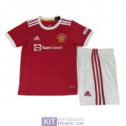 Maglia Manchester United Bambino Gara Home 2021/2022