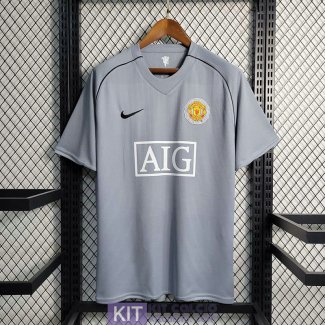 Maglia Manchester United Portiere Grey Retro 2007/2008