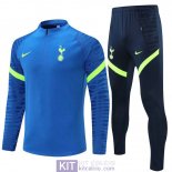 Tottenham Hotspur Formazione Felpa Blue + Pantaloni Blue 2021/20