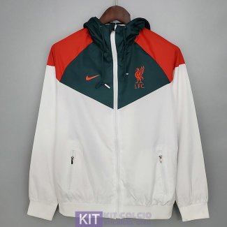 Liverpool Giacca A Vento White Green I 2021/2022