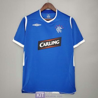 Maglia Glasgow Rangers Retro Gara Home 2008/2009