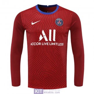 Maglia ML PSG Portiere Red 2020/2021